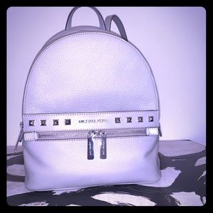 Michael Kors Kenly backpack silver